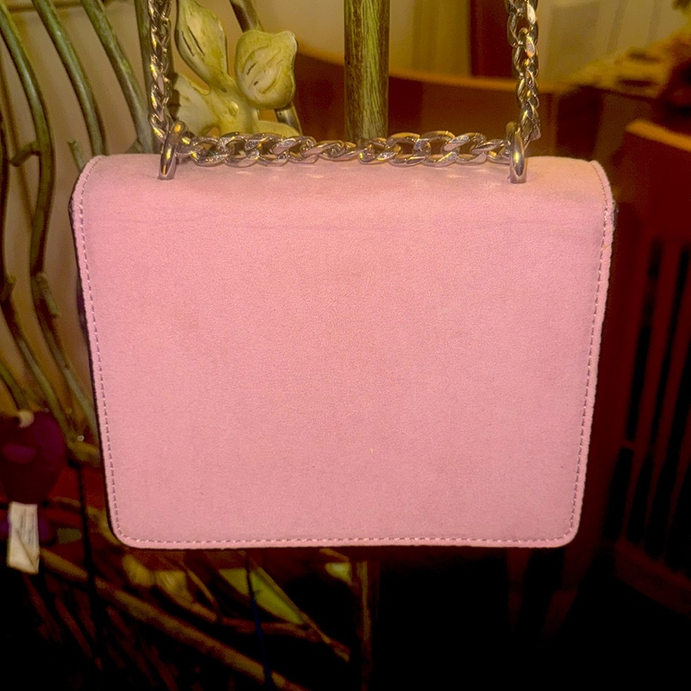 Top shop by  Nordstrom Floral Embroidered Pink Handbag - Picture 7 of 8